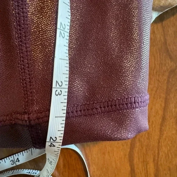 - Zyia Purple metallic leggings 4 - Picture 3 of 3